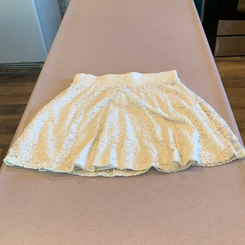 White Lace skirt